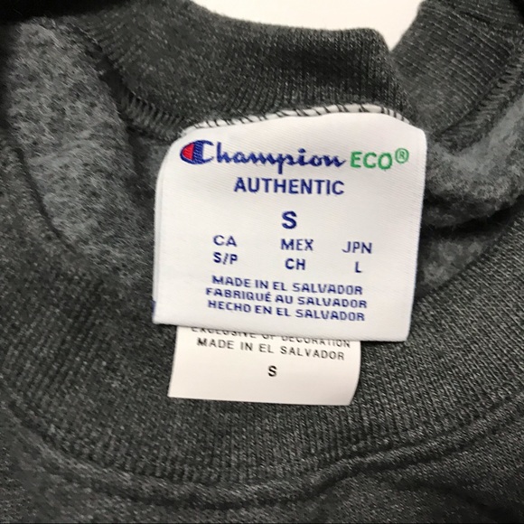 Champion ECO Authentic Logo Pullover Sweatshirt S - Picture 2 of 4